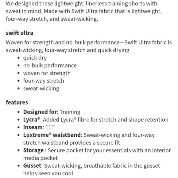 Lululemon T.H.E. Short Linerless 11" Multi Blue - Picture 6 of 6